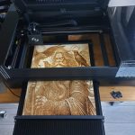AtomStack Hurricane 55W CO₂ лазерный резак photo review